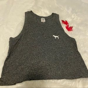 VS PINK ON SALE 2/20 tank top  gray size medium
